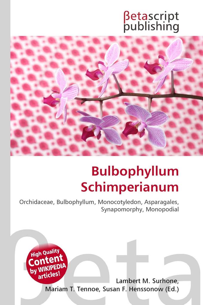 Bulbophyllum Schimperianum