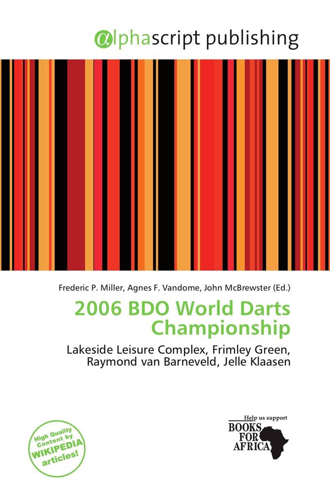 2006 BDO World Darts Championship