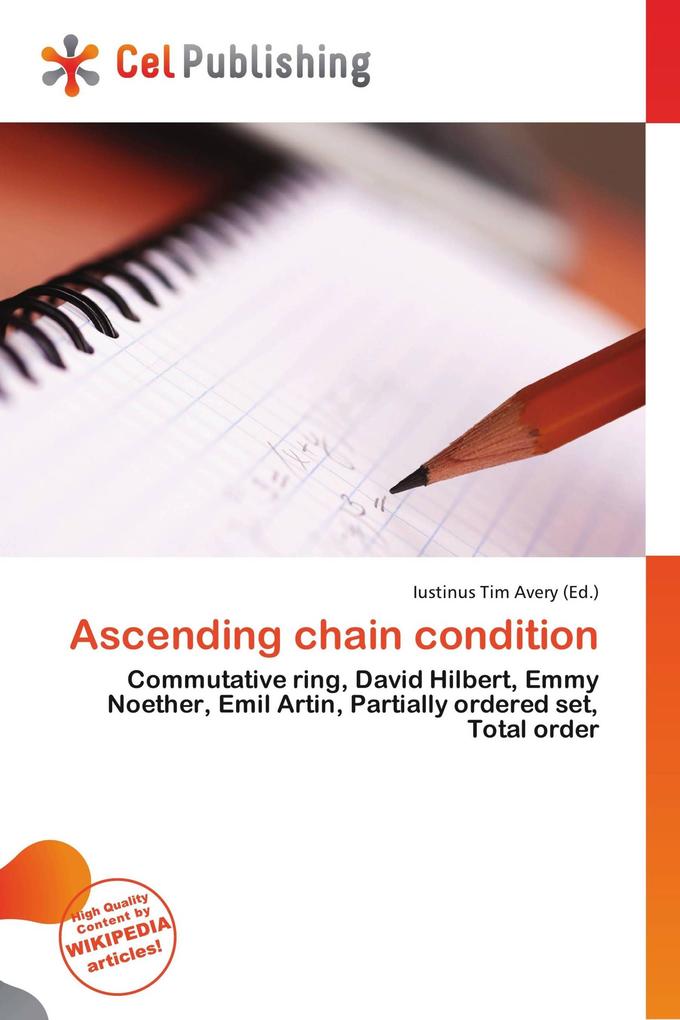 Ascending chain condition