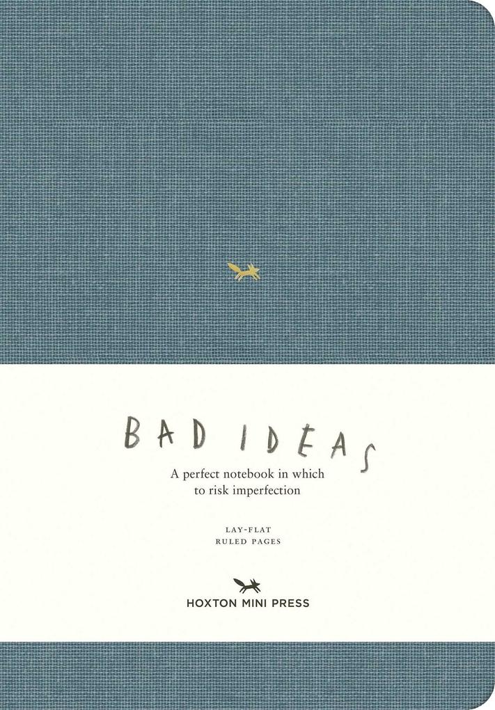 A Notebook for Bad Ideas (Large / Blue / Lined)