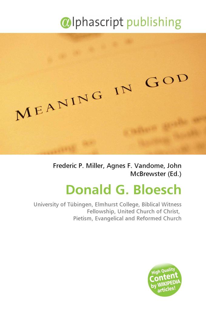 Donald G. Bloesch