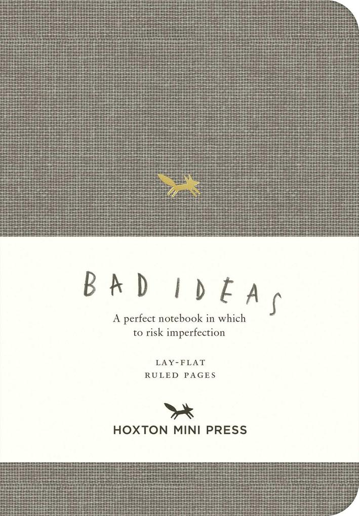 A Notebook for Bad Ideas (Small / Light Grey / Lined)