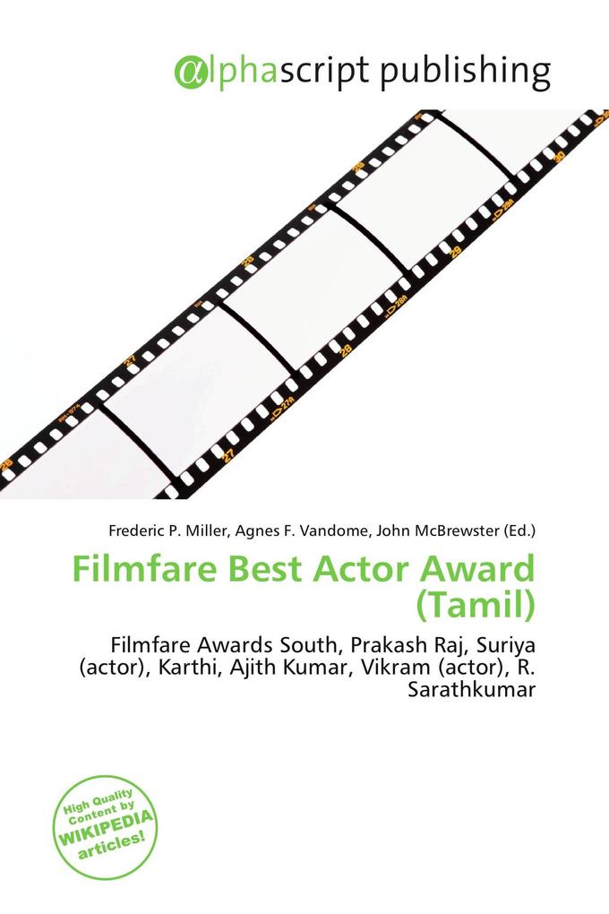 Filmfare Best Actor Award (Tamil)