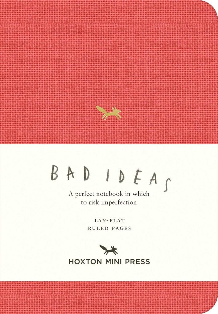 A Notebook for Bad Ideas (Small / Red / Lined)