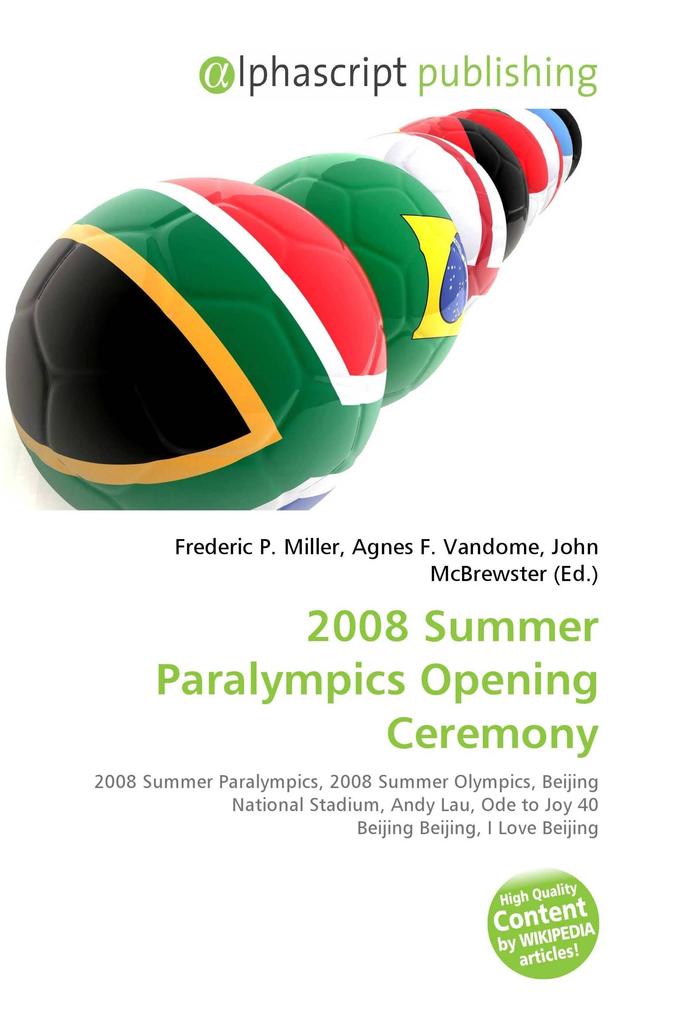 2008 Summer Paralympics Opening Ceremony