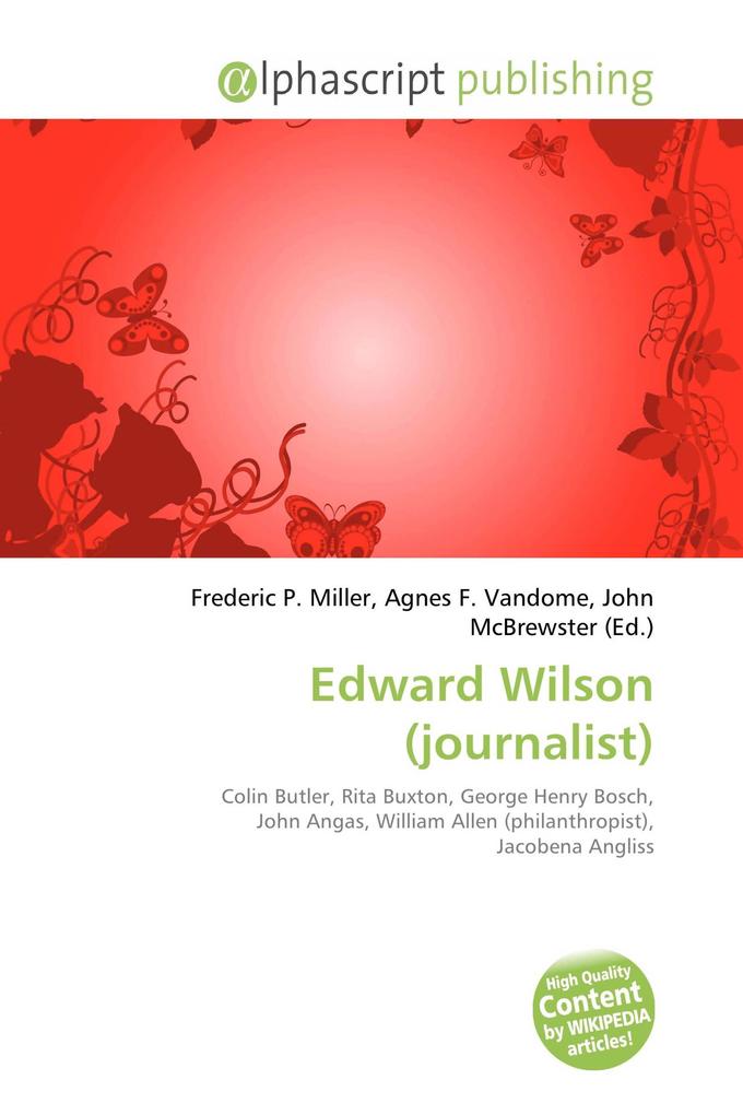 Edward Wilson (journalist)