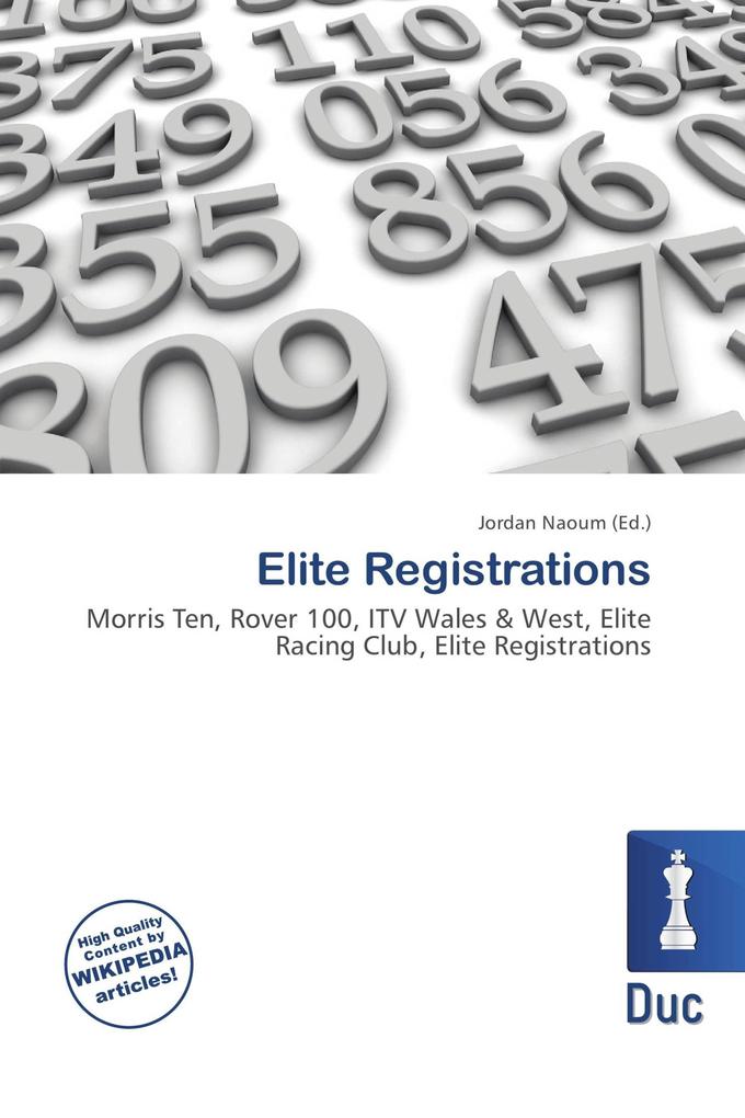 Elite Registrations