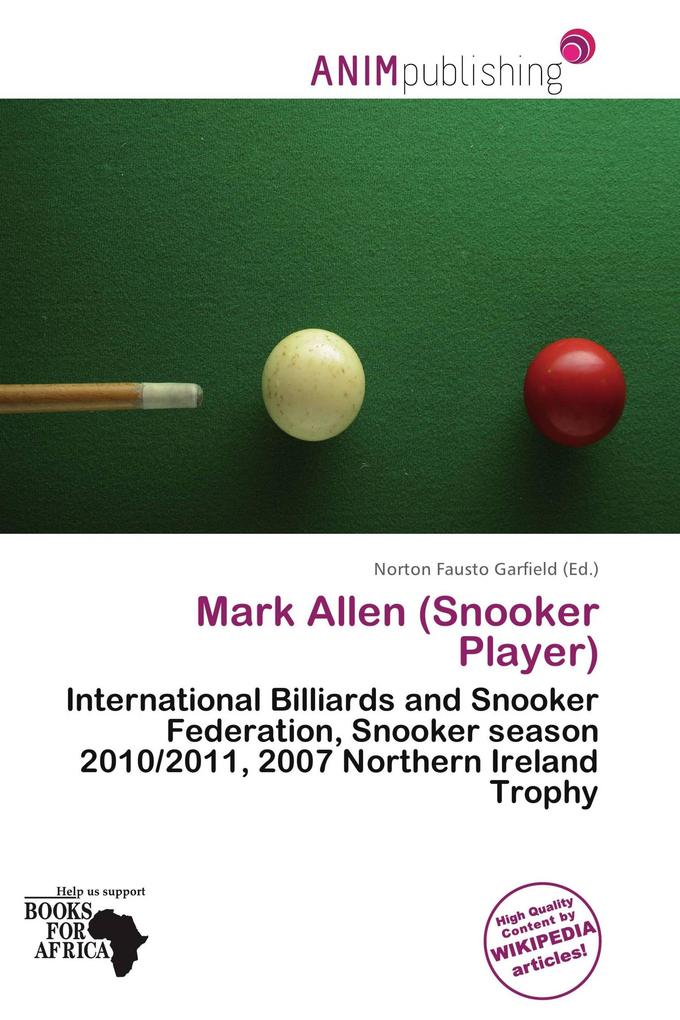 Mark Allen (Snooker Player)