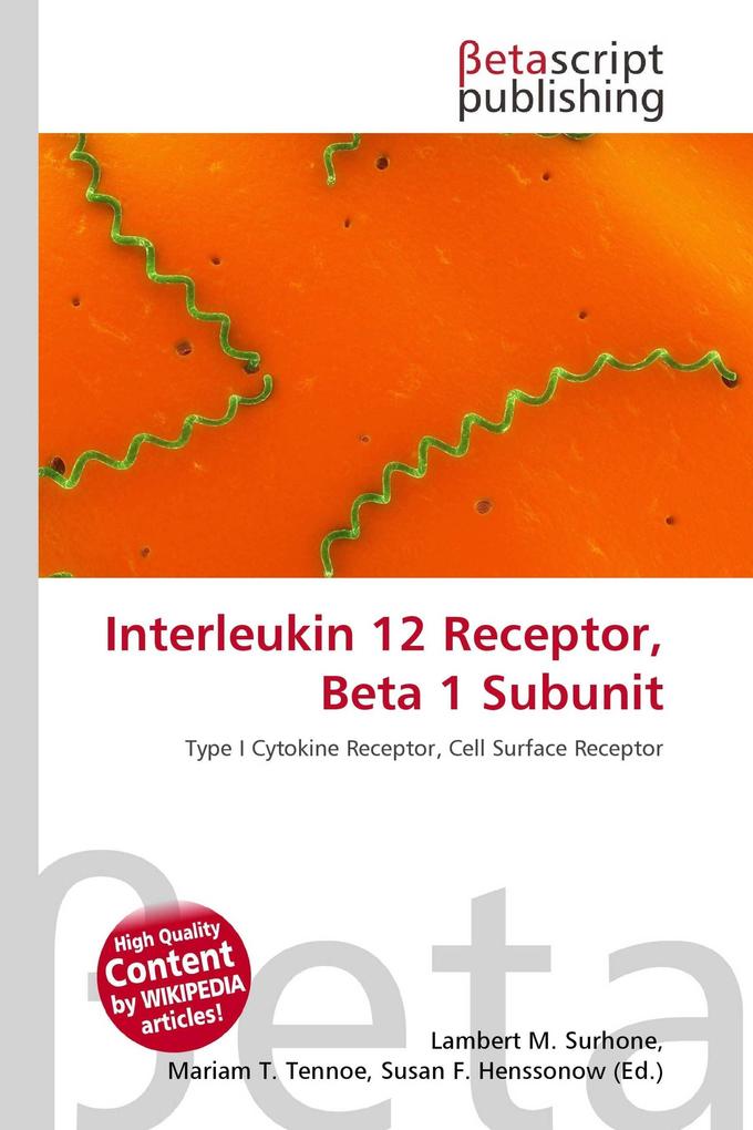 Interleukin 12 Receptor Beta 1 Subunit