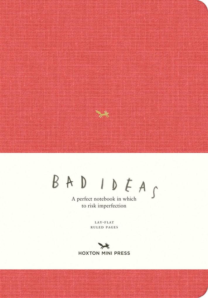 A Notebook for Bad Ideas (Large / Red / Lined)