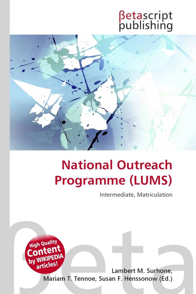 National Outreach Programme (LUMS)