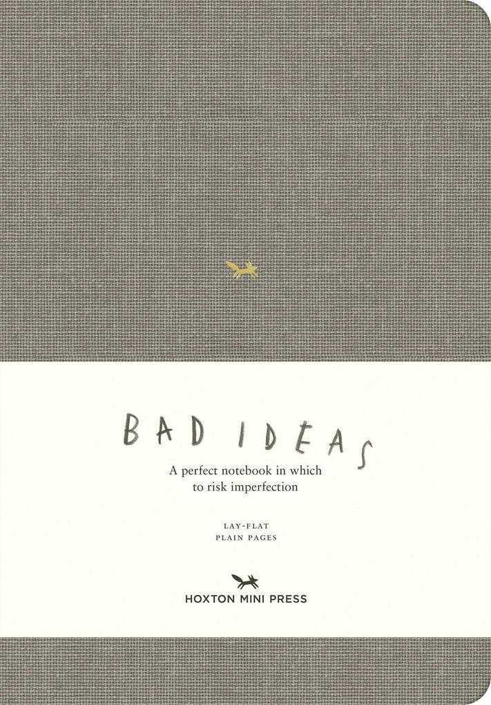 A Notebook for Bad Ideas (Large / Light Grey / Unlined)
