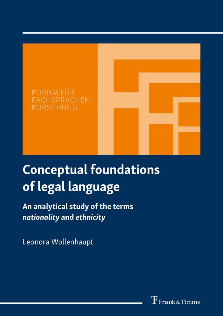Conceptual foundations of legal language