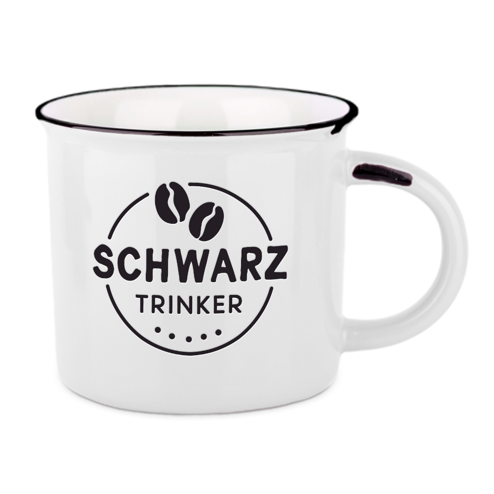 Becher Vintage Schwarztrinker