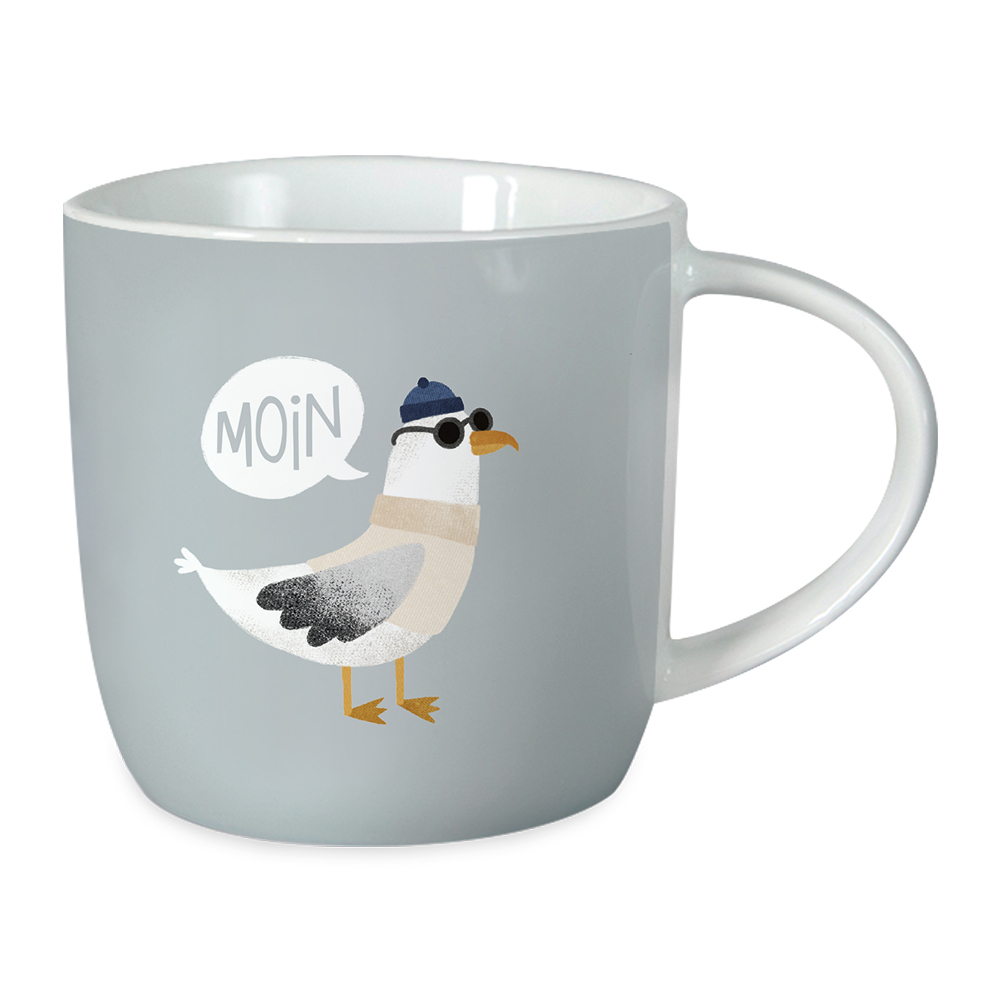 Tasse Gute Laune Maritim Moin