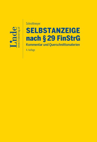 Selbstanzeige nach § 29 FinStrG