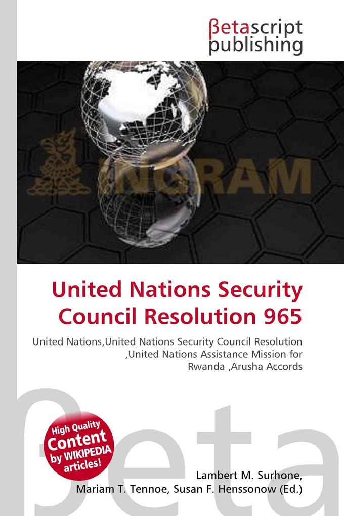 United Nations Security Council Resolution 965