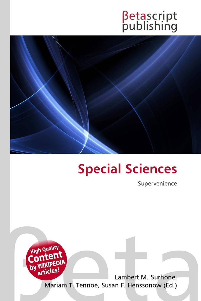 Special Sciences