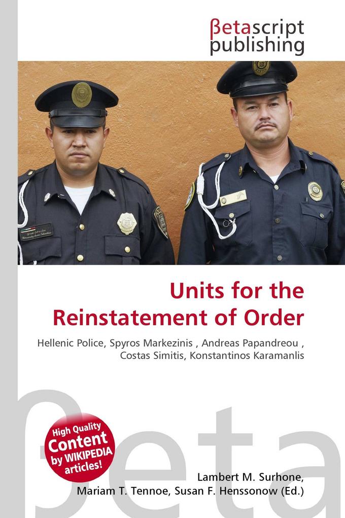 Units for the Reinstatement of Order