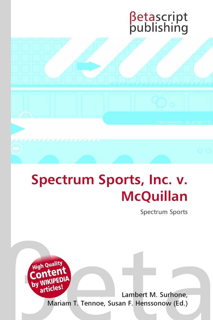 Spectrum Sports Inc. v. McQuillan