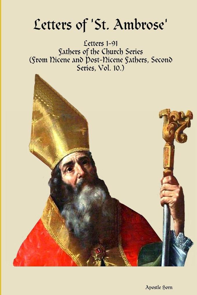 Letters of 'St. Ambrose'