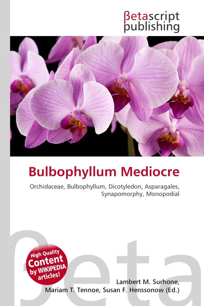 Bulbophyllum Mediocre