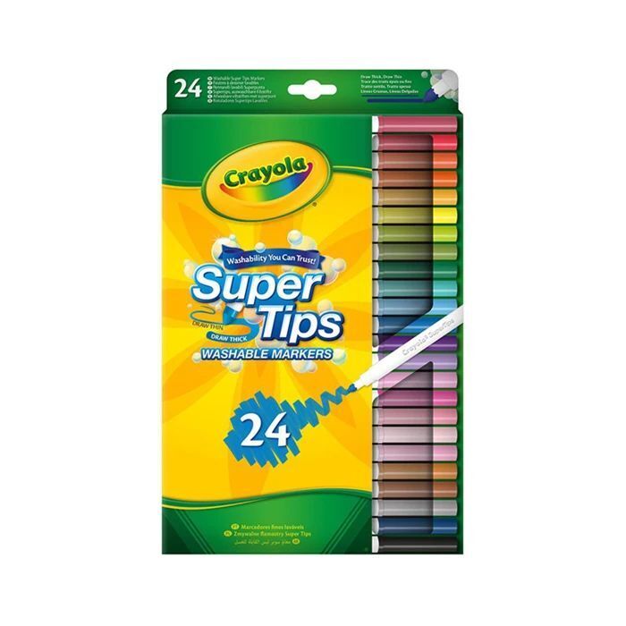 CRAYOLA - 24 Filzstifte Supertips