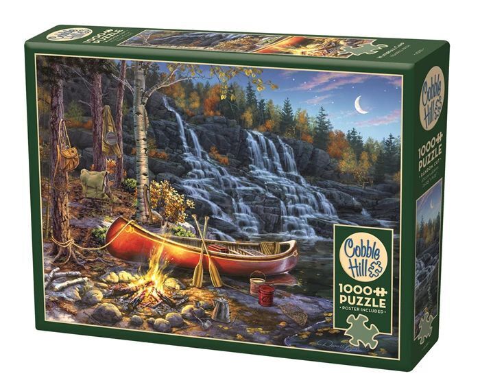 COBBLE HILL PUZZLES - Wasserfall-Camp 1000 Teile