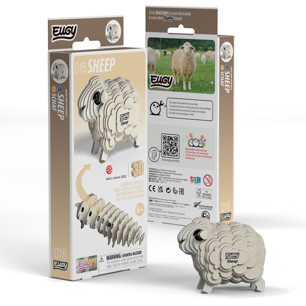 EUGY - 3D Bastelset Schaf