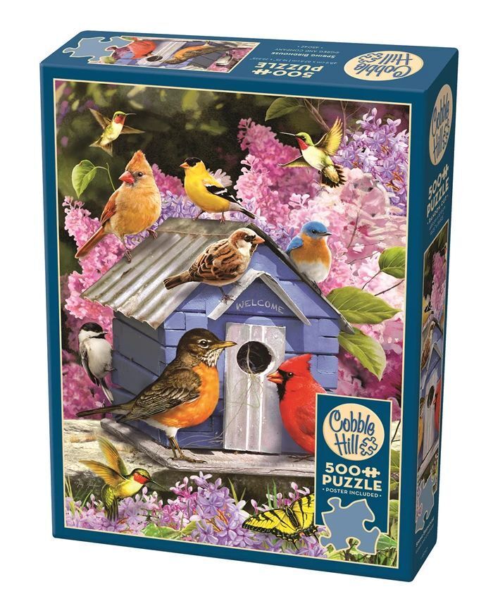 COBBLE HILL PUZZLES - Frühlingsvogelhäuschen 500 Teile