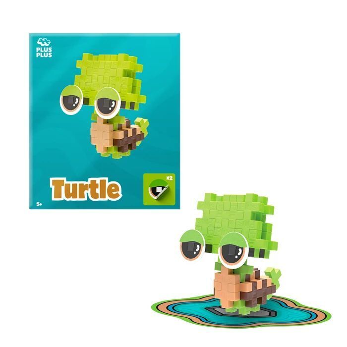 PLUS PLUS - 31 Kreativ Bausteine Müde Schildkröte (MQ3)