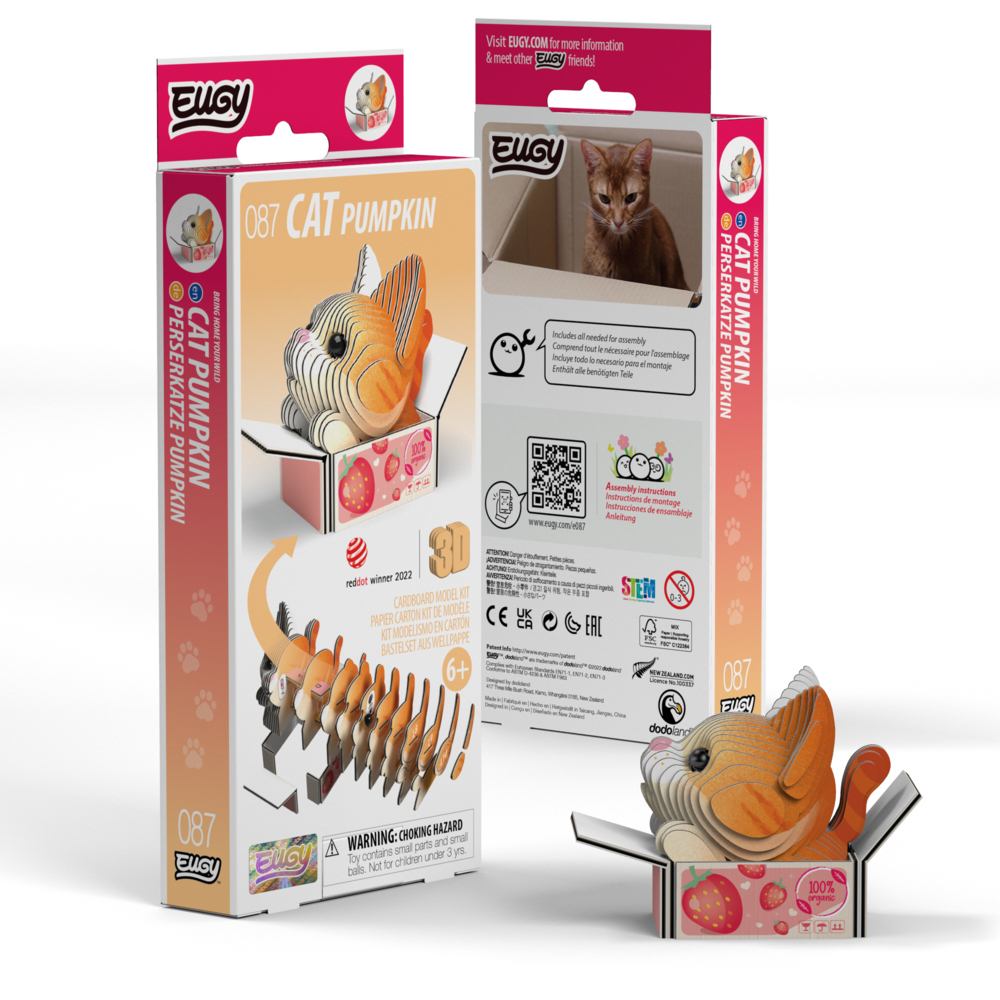 EUGY - 3D Bastelset Perserkatze Pumpkin