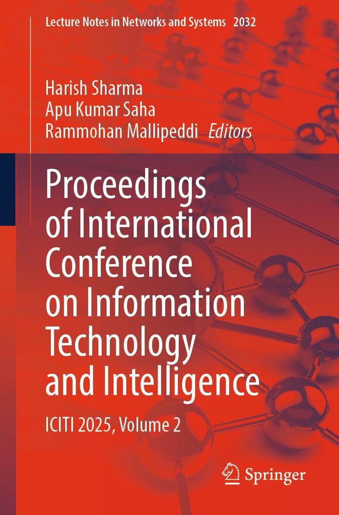 Proceedings of International Conference on Information Technology and Intelligence