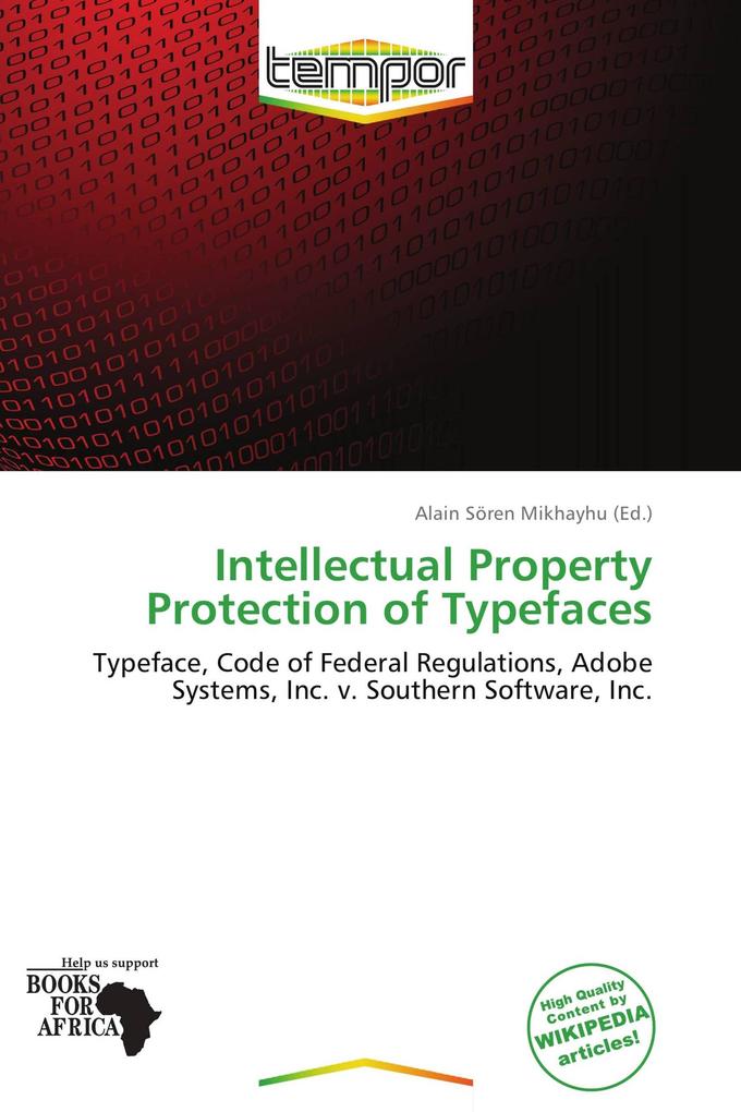 Intellectual Property Protection of Typefaces