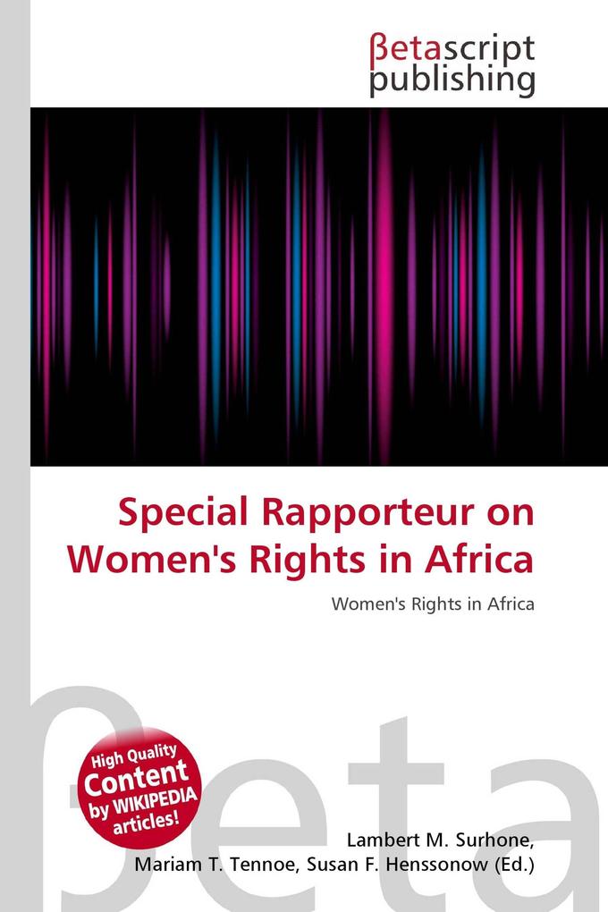 Special Rapporteur on Women's Rights in Africa
