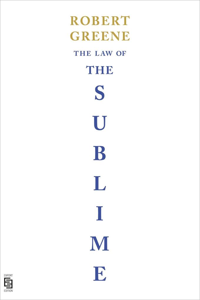 The Law of the Sublime