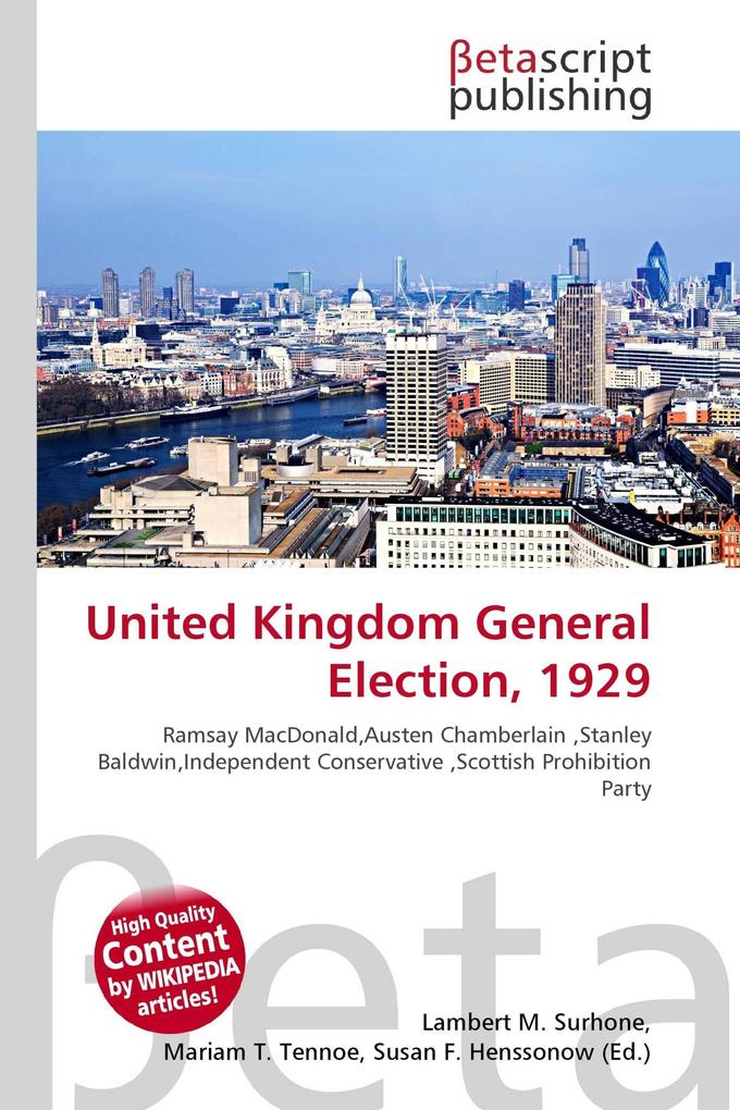 United Kingdom General Election 1929