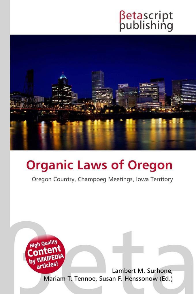 Organic Laws of Oregon