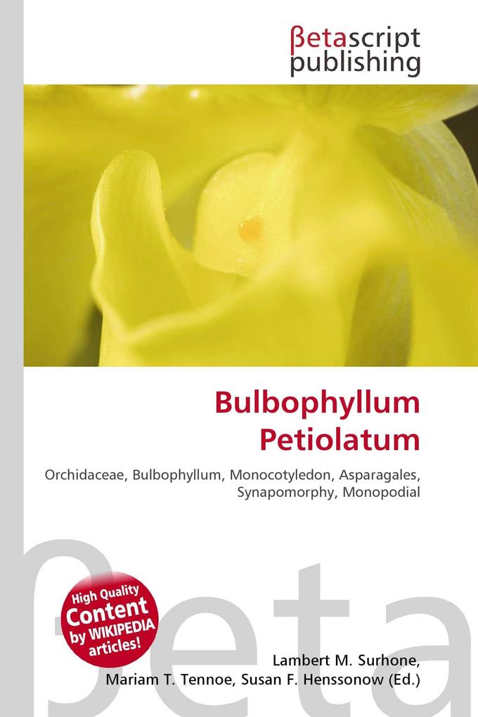 Bulbophyllum Petiolatum