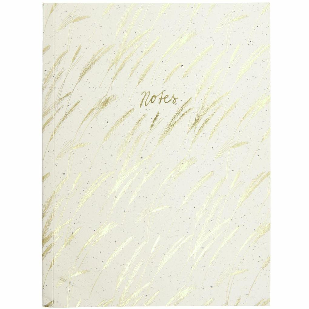 Notizbuch In The Meadow Offwhite Recycling-/Bambuspapier