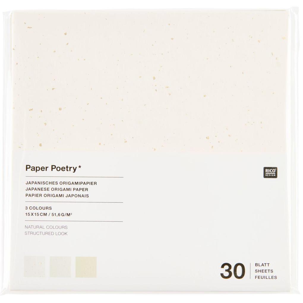 Japanisches Origamipapier Natural Sprinkels FSC MIX