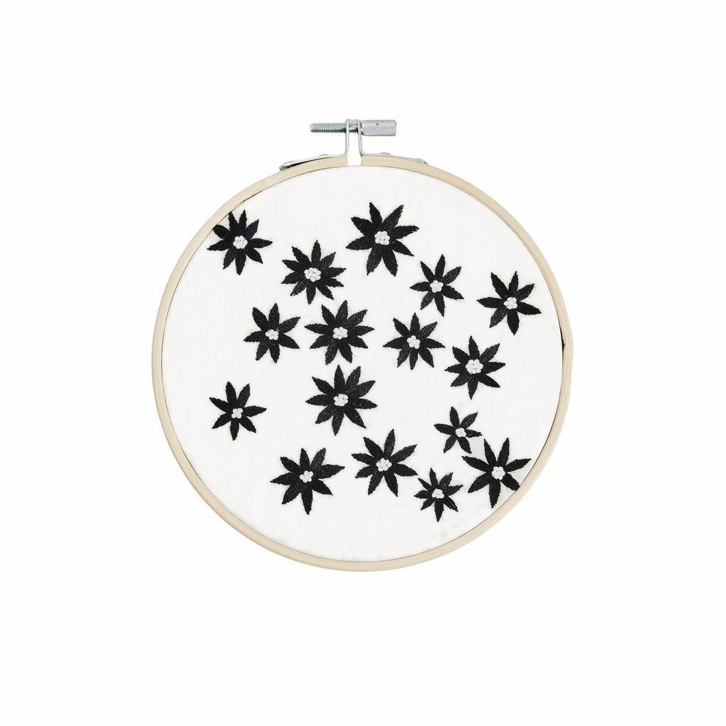Stickpackung Vorgezeichnet Herbstastern Ø 15 cm