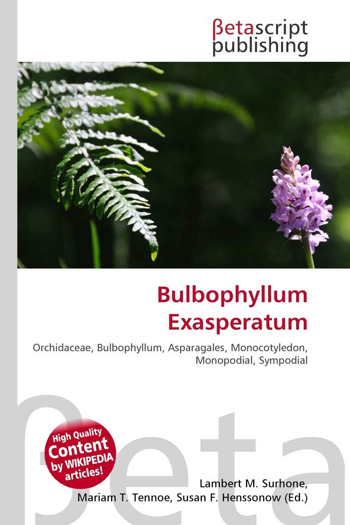 Bulbophyllum Exasperatum