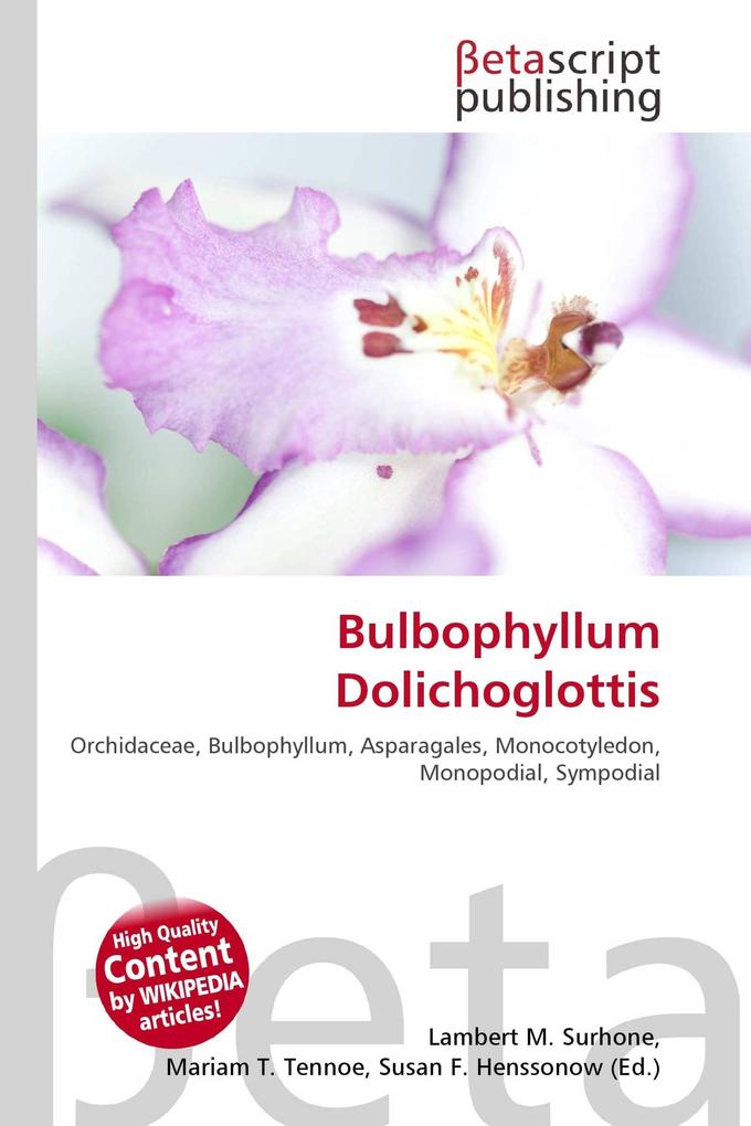 Bulbophyllum Dolichoglottis