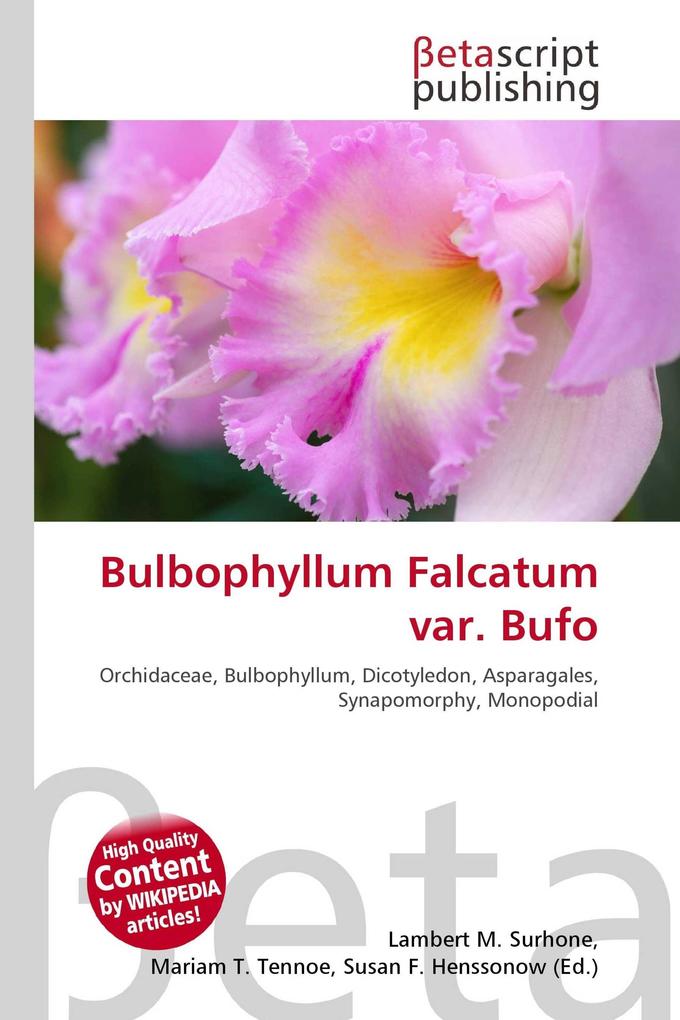 Bulbophyllum Falcatum var. Bufo