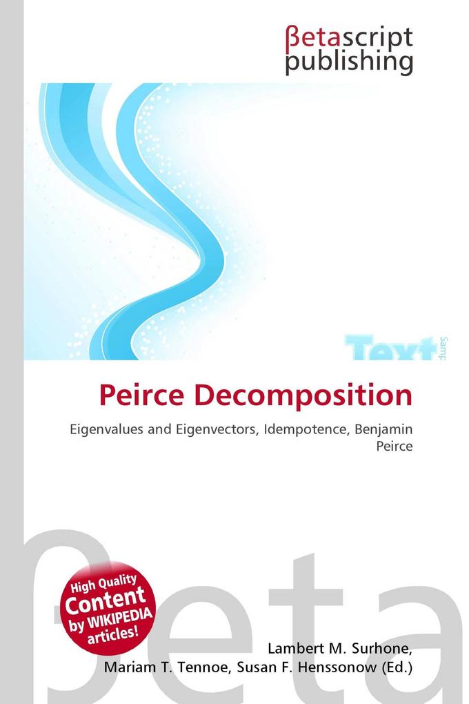 Peirce Decomposition