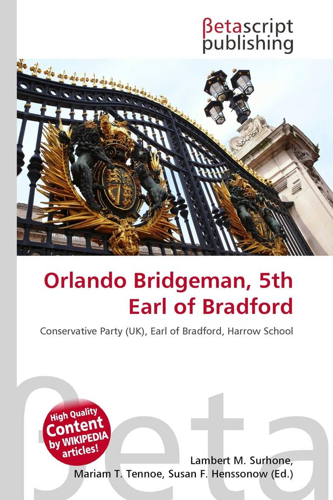 Orlando Bridgeman 5th Earl of Bradford
