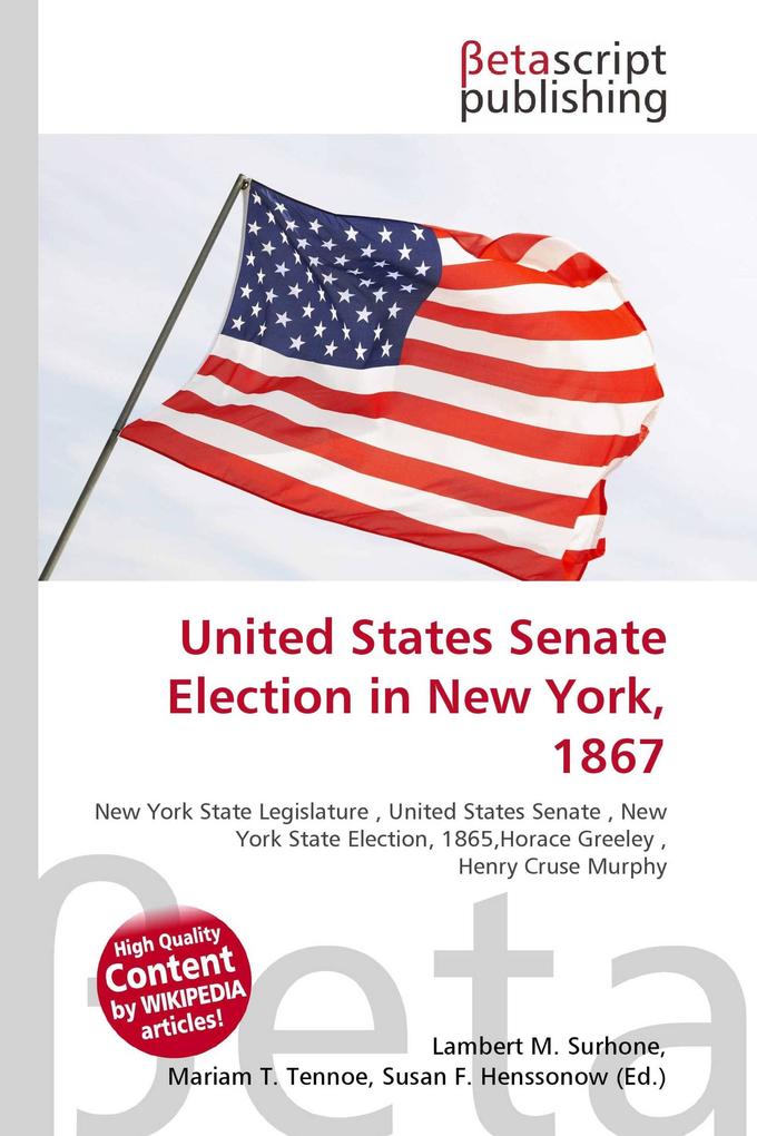 United States Senate Election in New York 1867