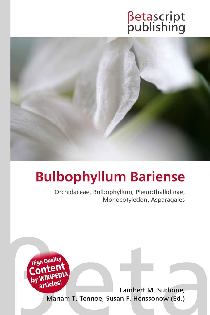 Bulbophyllum Bariense