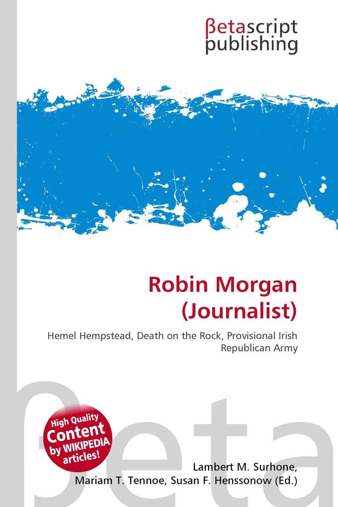 Robin Morgan (Journalist)
